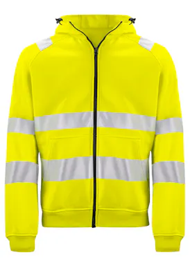 Projob 6132 Warn-Hoodie, EN ISO 20471 Klasse 3/2, Stretch, Regular Fit