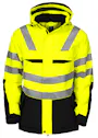 Projob 6418 Gefütterte Warnschutzjacke EN ISO 20471, Klasse 3 Vorschaubild