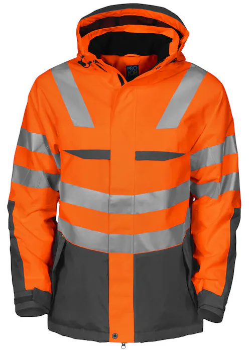 Projob 6418 Gevoerde Signalisatiejas EN ISO 20471 Klasse 3