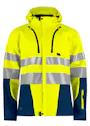 Projob Ungefütterte Warnschutz-Softshelljacke, EN ISO 20471, Klasse 3, Damen, 6423 Vorschaubild