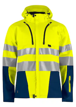 Projob Ongevoerde Signalisatie Softshell EN ISO 20471 Klasse 3 Dames 6423 