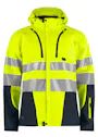 Projob 6419, ungefütterte Warnschutz-Softshelljacke, EN ISO 20471, Klasse 3 Vorschaubild