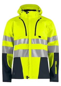 Projob 6419 Ongevoerde Signalisatiesoftshell EN ISO 20471 Klasse 3 miniatuur