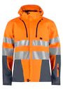 Projob 6419, ungefütterte Warnschutz-Softshelljacke, EN ISO 20471, Klasse 3 Vorschaubild
