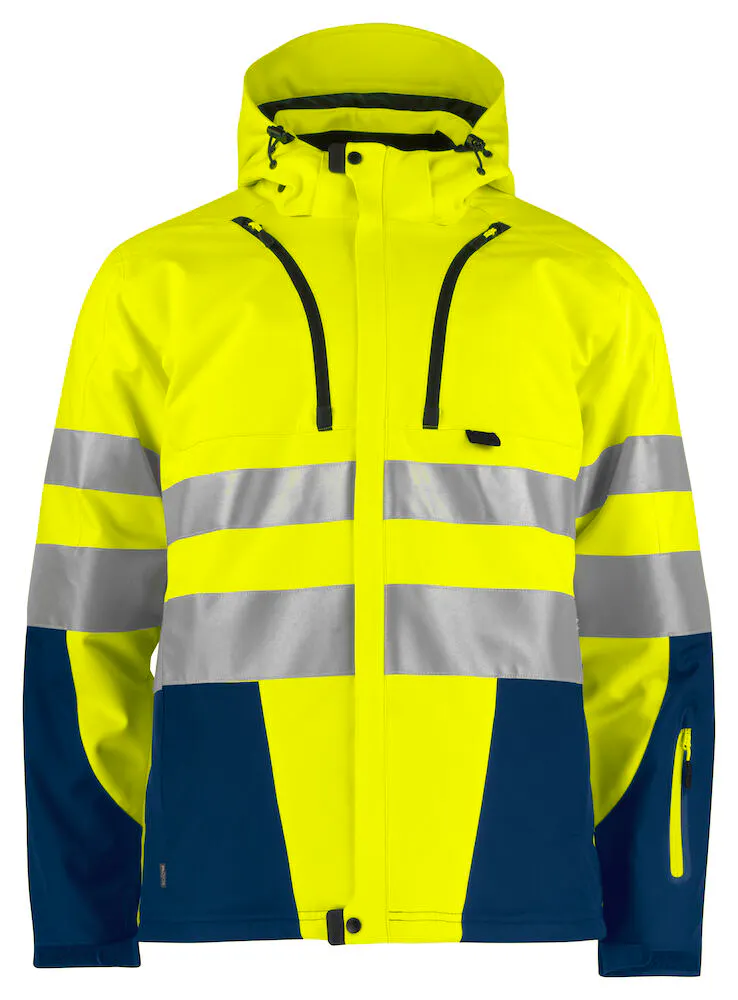 High Vis Gelb/Marineblau