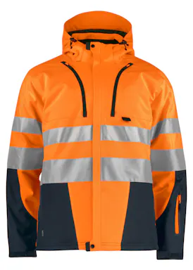 Projob 6420 Gevoerde Signalisatiesoftshell EN ISO 20471 Klasse 3