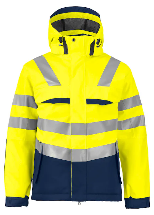 Projob 6422 Veste courte de signalisation doublée EN ISO 20471 Classe 3