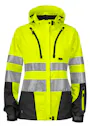 Projob Ungefütterte Warnschutz-Softshelljacke, EN ISO 20471, Klasse 3, Damen, 6423 Vorschaubild