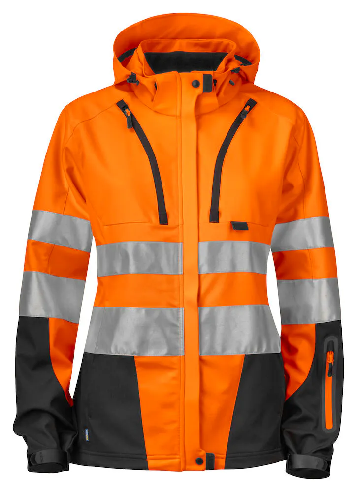 Hohe Sichtbarkeit Orange/Schwarz