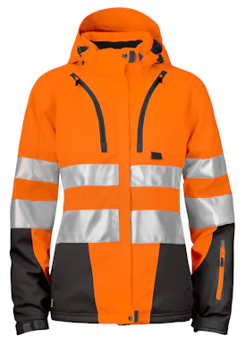 Projob Gevoerde Signalisatie Softshell EN ISO 20471 Klasse 3 Dames 6424 