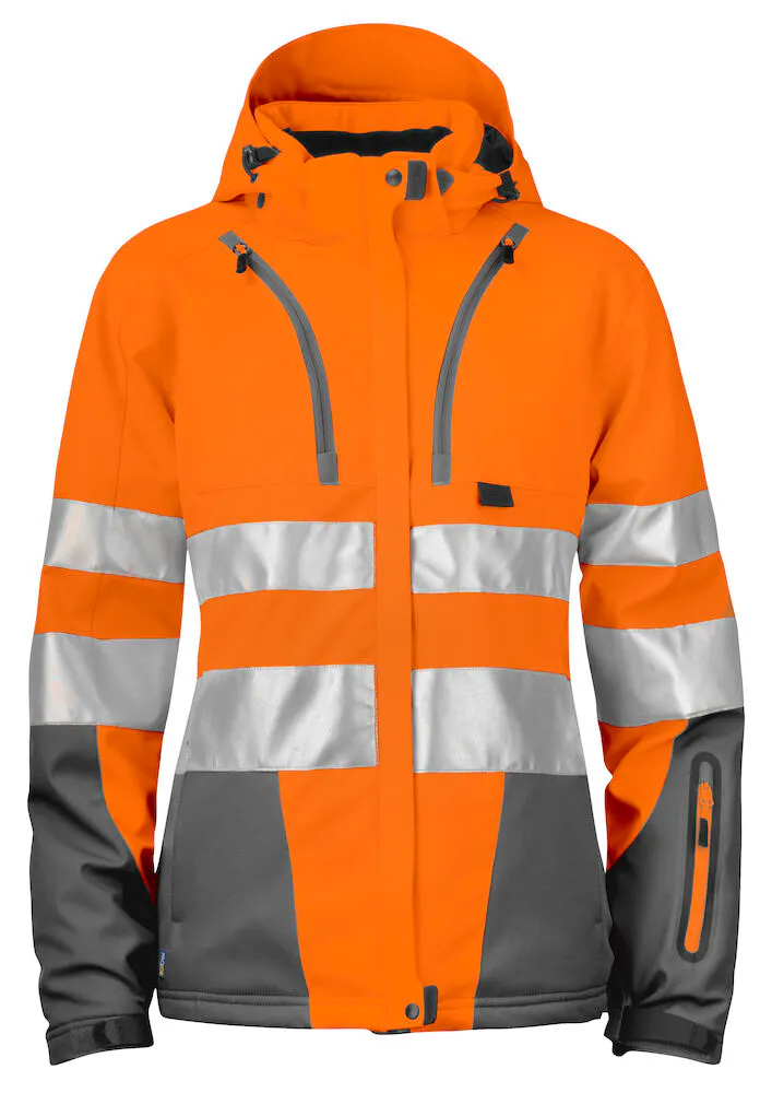 Hohe Sichtbarkeit Orange/Mittelgrau