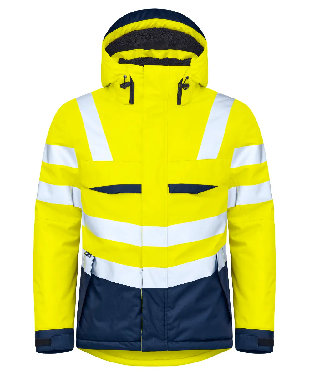 High Vis Gelb/Marineblau
