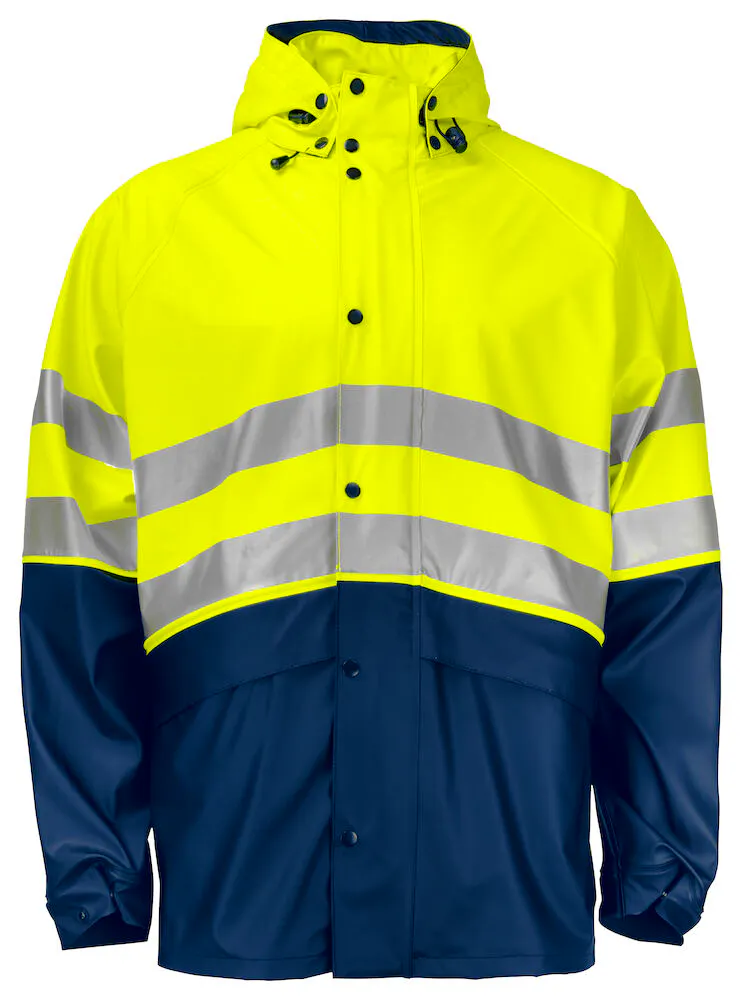 High Vis Gelb/Marineblau
