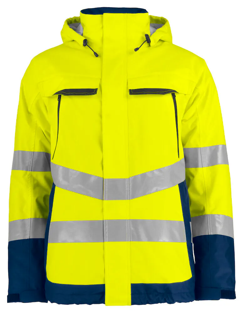 High Vis Gelb/Marineblau
