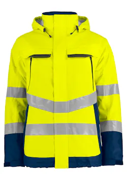 Projob Gevoerde Signalisatie Regenjas EN ISO 20471 Klasse 3 6441  miniatuur