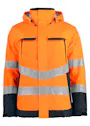 Projob Gefütterte Warnschutz-Regenjacke, EN ISO 20471, Klasse 3, 6441 Vorschaubild