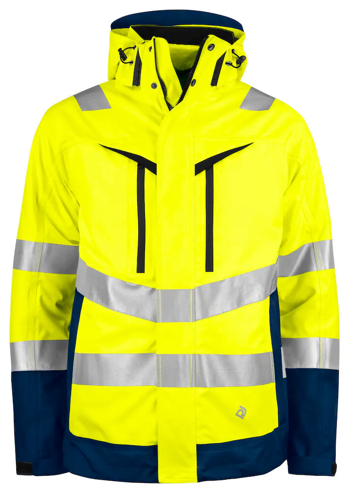 High Vis Geel/Marineblauw