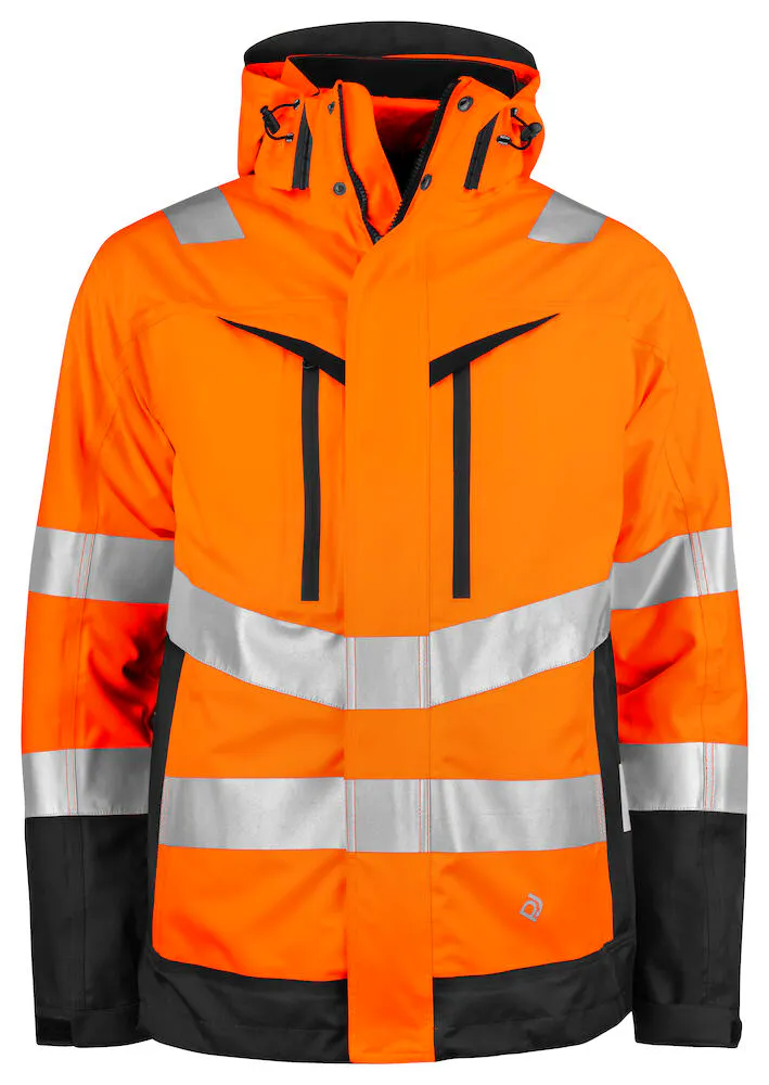 Hohe Sichtbarkeit Orange/Schwarz