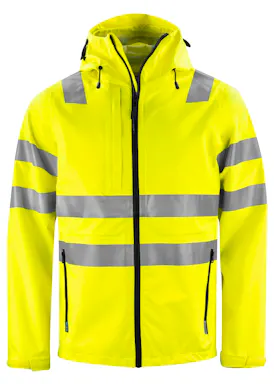 Projob Warnschutz-Regenjacke EN ISO 20471, Klasse 3, 6450
