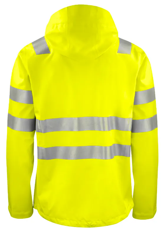 Projob Warnschutz-Regenjacke EN ISO 20471, Klasse 3, 6450