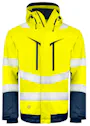 Projob 6453 funktionelle gefütterte Warnschutzjacke EN ISO 20471, Klasse 3 Vorschaubild