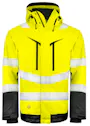 Projob 6453 funktionelle gefütterte Warnschutzjacke EN ISO 20471, Klasse 3 Vorschaubild