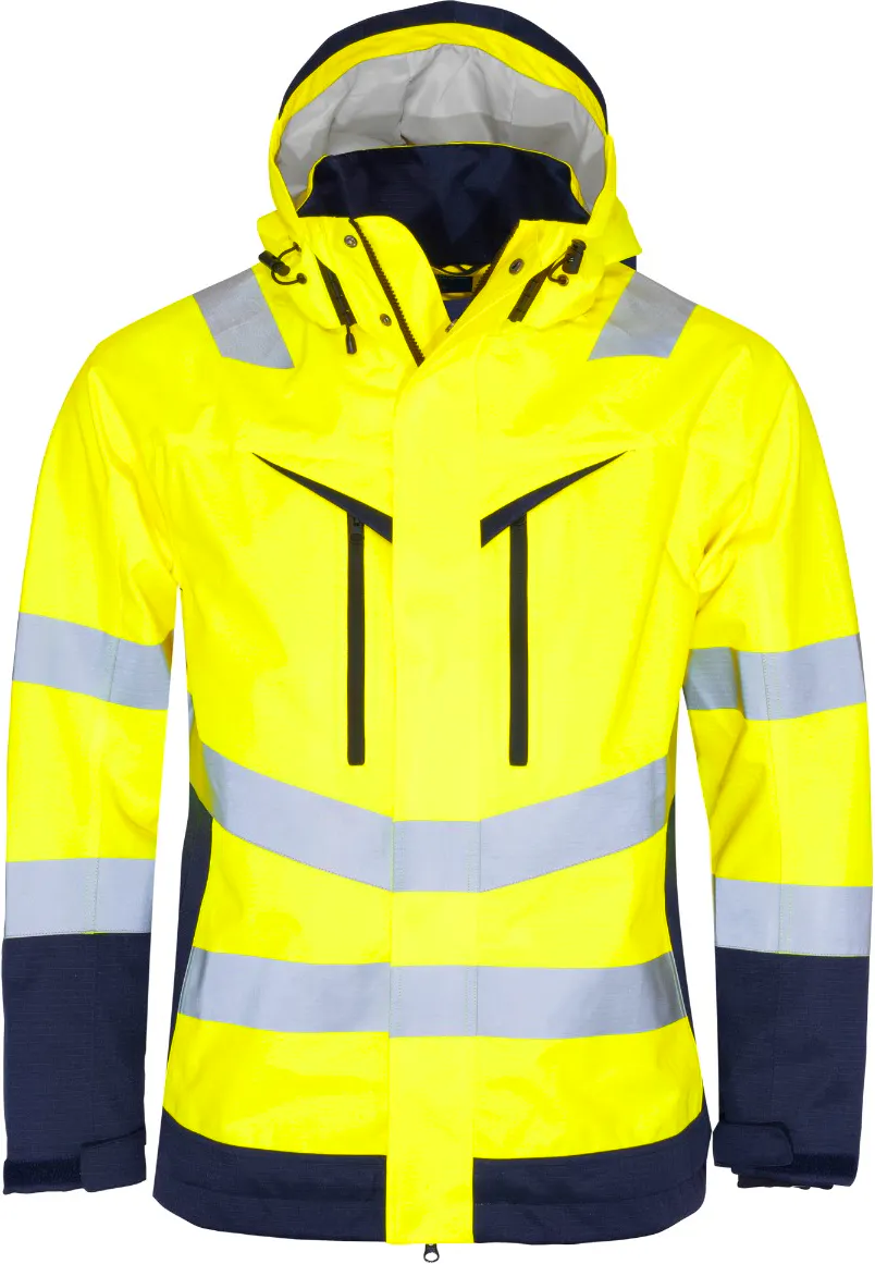 High Vis Gelb/Marineblau
