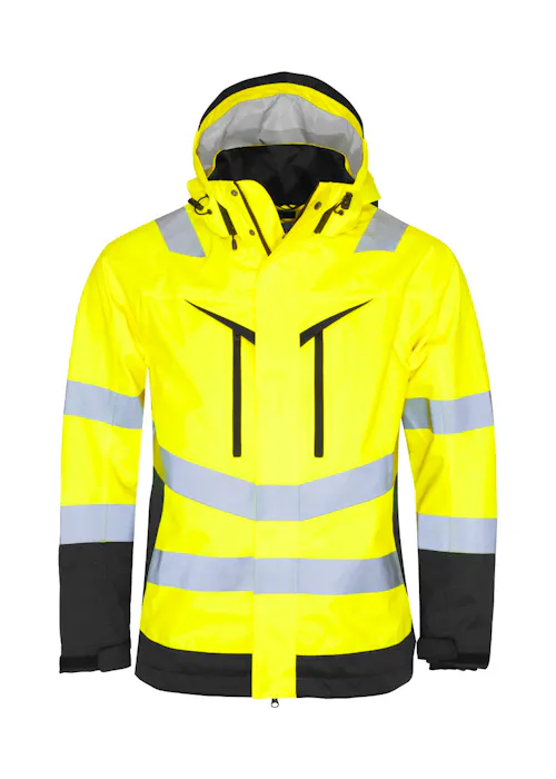 Projob veste shelljacket de signalisation ISO 20471 classe 3 6455