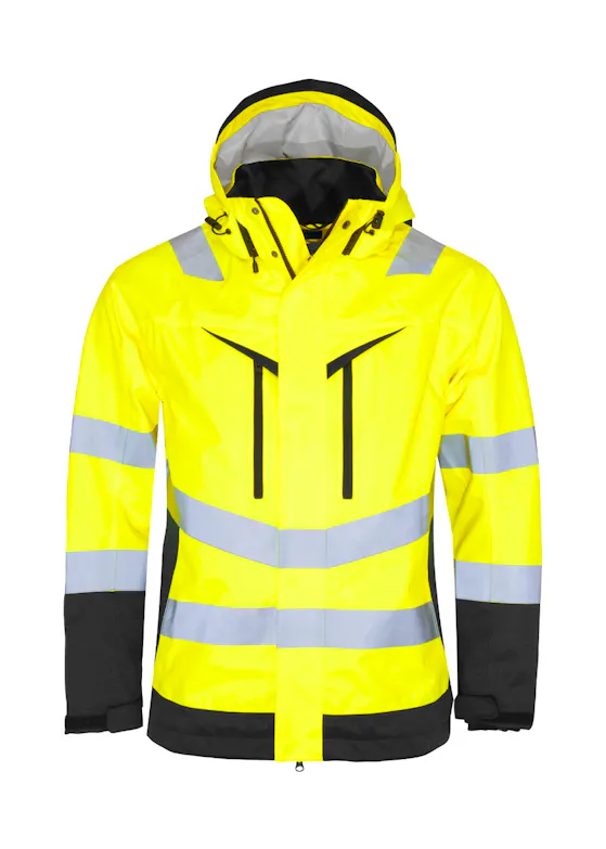Projob Warnschutz-Shelljacket gemäß ISO 20471 Klasse 3 — 6455