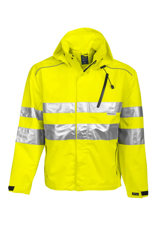 Projob 6466 Warnschutz-Regenjacke, EN ISO 20471, Klasse 3