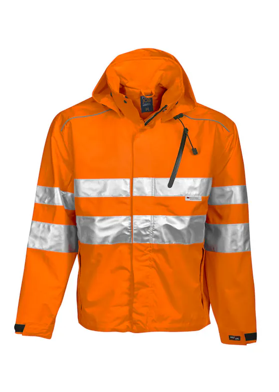 Projob 6466 Warnschutz-Regenjacke, EN ISO 20471, Klasse 3