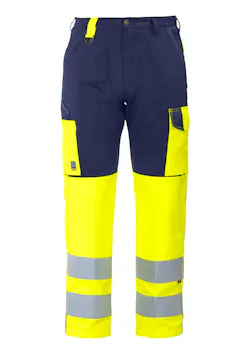 Projob 6501 Pantalon de signalisation avec poches pour genouillères EN ISO 20471 Classe 2 thumbnail (vignette)