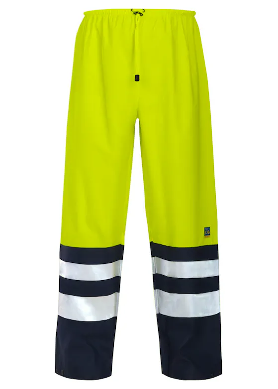 Projob 6504 Warnschutz-Regenhose nach EN ISO 20471, Klasse 2