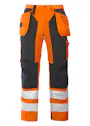 Projob 6506 Warnschutzhose mit Knietaschen und Nageltaschen, EN ISO 20471, Klasse 2 Vorschaubild