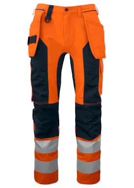 Projob 6513 Signalisatiebroek met Kniezakken en Spijkerzakken EN ISO 20471 Klasse 2