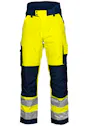 Projob 6514 gefütterte Warnschutz-Regenhose, EN ISO 20471, Klasse 2 Vorschaubild