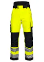 Projob 6514 gefütterte Warnschutz-Regenhose, EN ISO 20471, Klasse 2 Vorschaubild