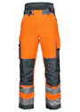 Projob 6514 gefütterte Warnschutz-Regenhose, EN ISO 20471, Klasse 2 Vorschaubild