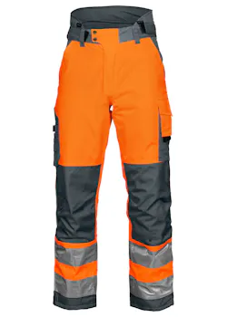 Projob 6514 pantalon pluie doublé bandes réfléchissantes EN ISO 20471 classe 2 thumbnail (vignette)