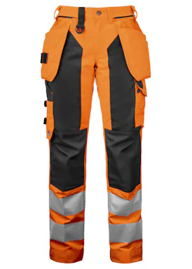 Projob 6519 Signalisatie Broek met Kniezakken en Spijkerkzakken EN ISO 20471 Klasse 2 Dames