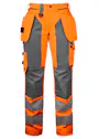 Projob 6519 Warnschutzhose mit Knietaschen und Nageltaschen, EN ISO 20471, Klasse 2, Damen Vorschaubild