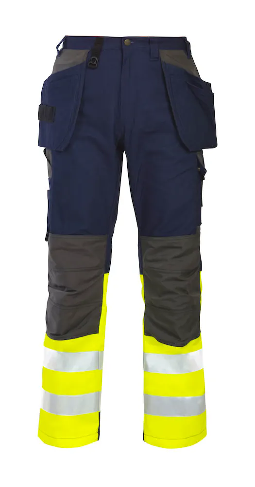 High Vis Geel/Marineblauw