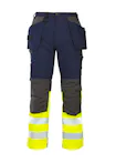 High Vis Geel/Marineblauw
