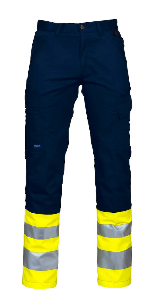 High Vis Geel/Marineblauw