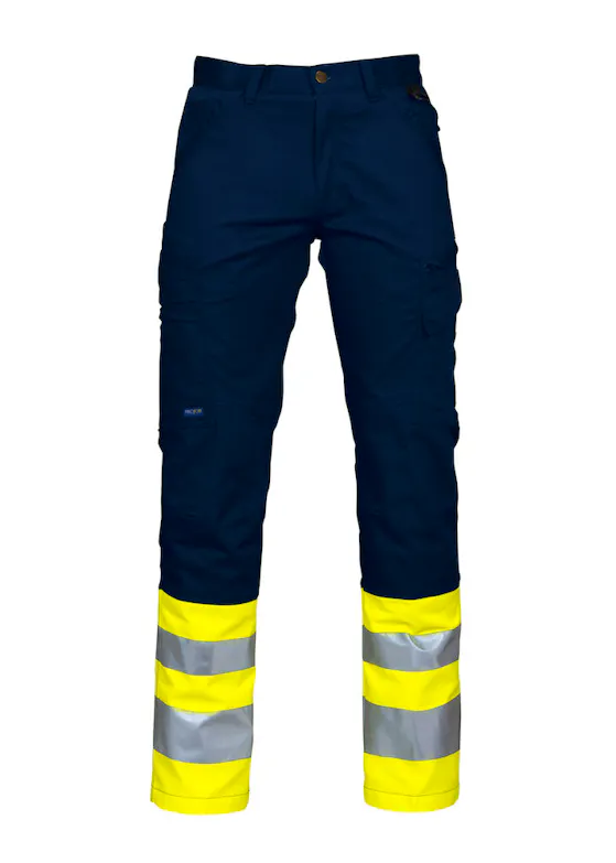 Projob Warnschutzhose mit Knietaschen, EN ISO 20471, Klasse 1, 6523
