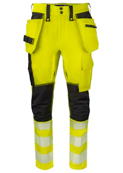Projob Signalisatiestretchbroek met Spijkerzakken En 37,5™ Technologie EN ISO 20471 Klasse 2 6527 