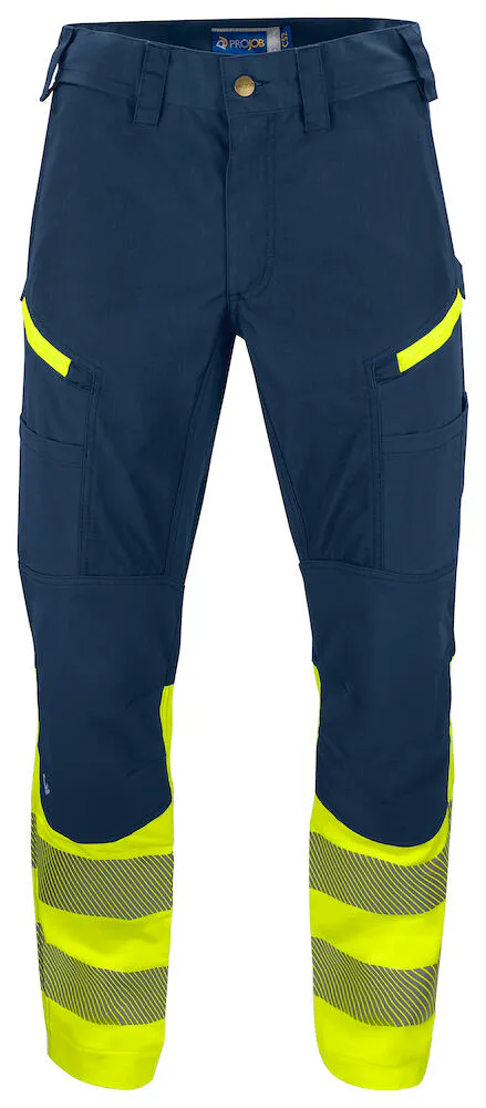 High Vis Gelb/Marineblau
