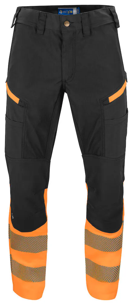 Hohe Sichtbarkeit Orange/Schwarz
