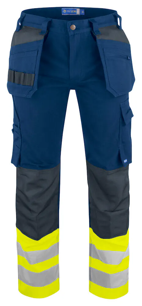 High Vis Gelb/Marineblau