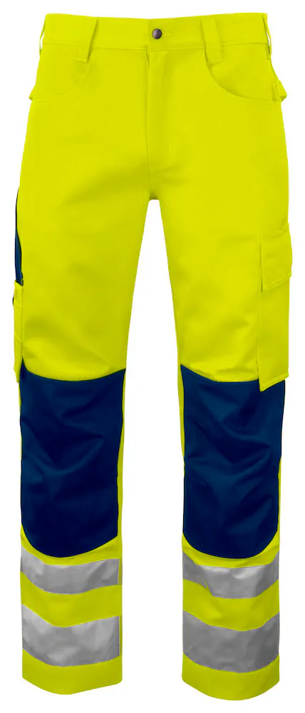 High Vis Geel/Marineblauw